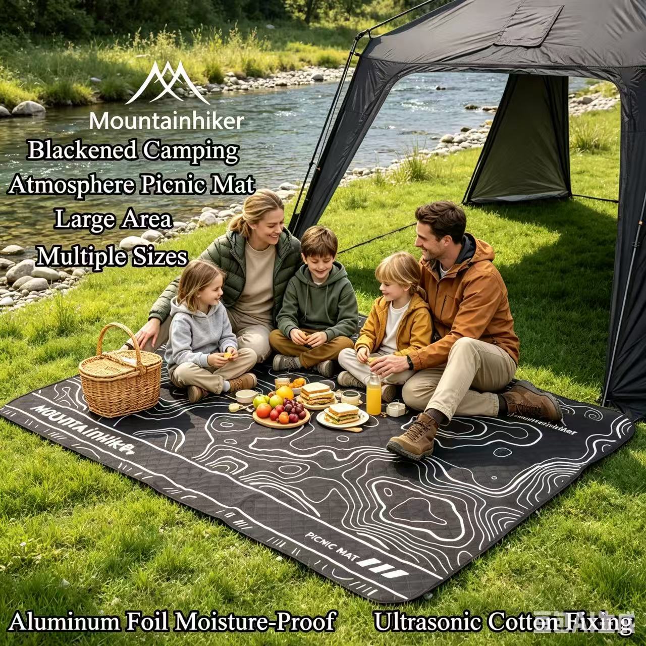 MOUNTAINHIKER Tikar Piknik Hit - Outdoor Camping Mats Large ulasan dan harga