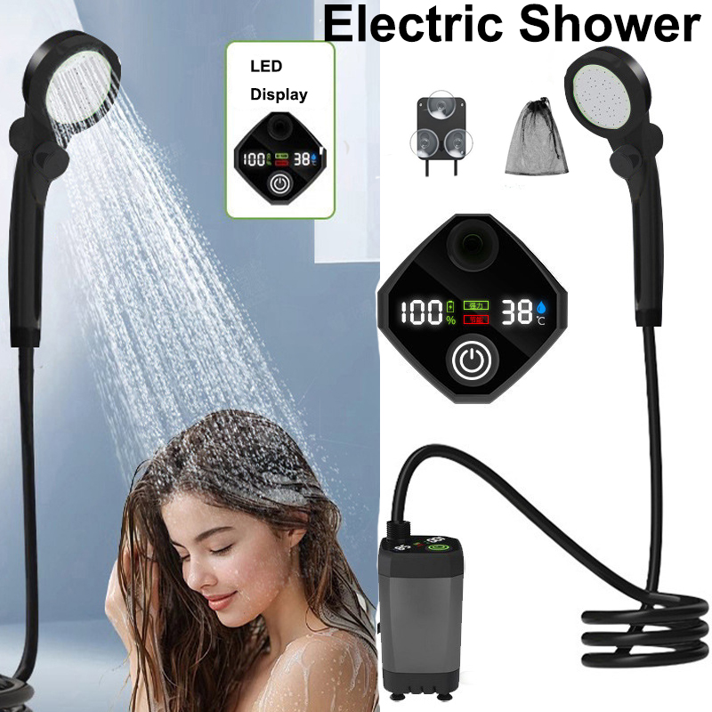 Set Shower Listrik Luar Ruanga - Outdoor Camping Showers ulasan dan harga