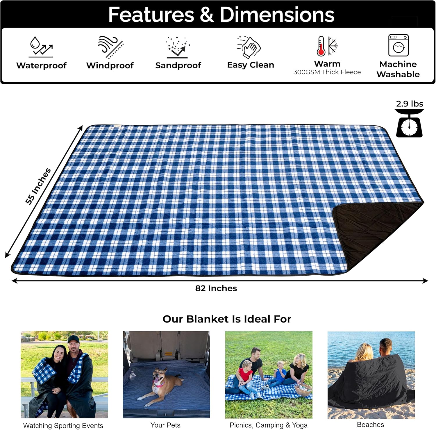 Selimut Luar Ruangan Anti Air  - Outdoor Camping Quilt ulasan dan harga