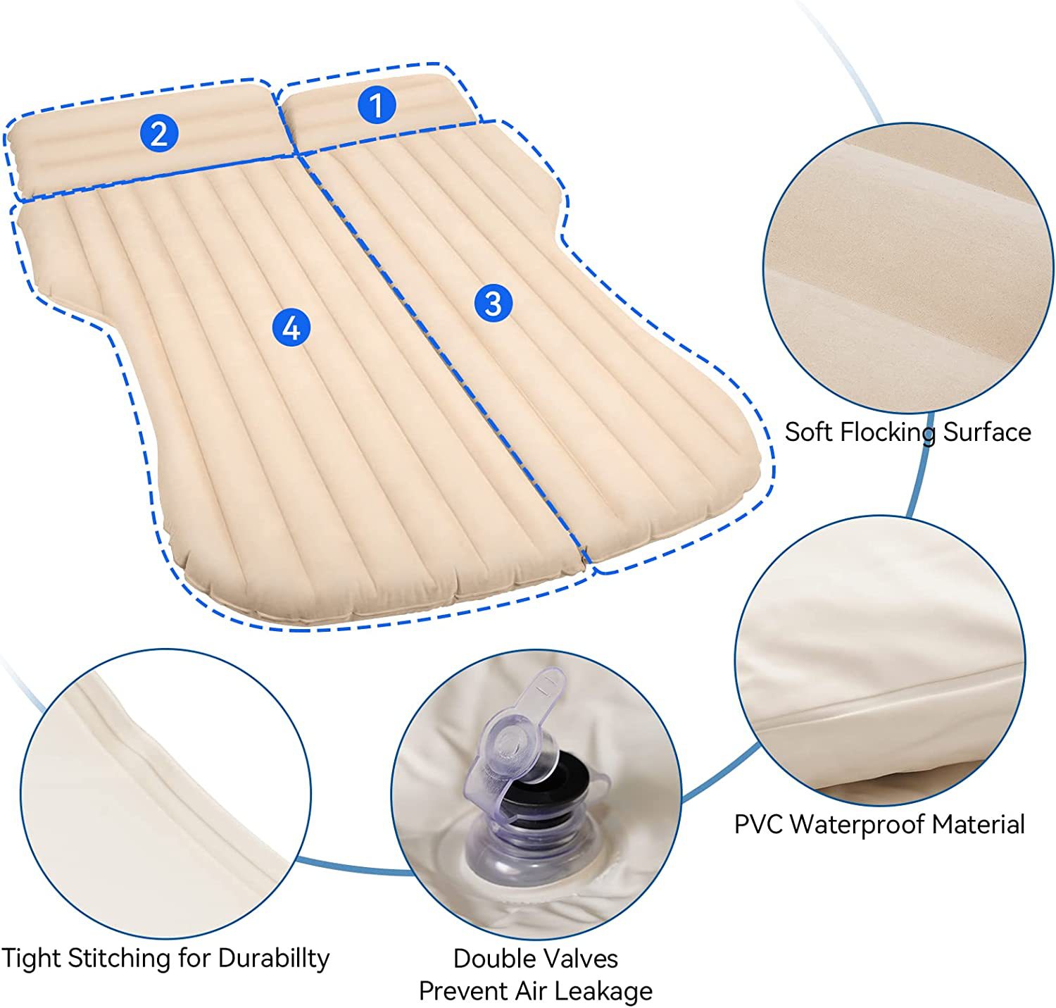 Tempat tidur tiup mobil portab - Inflatable Mattress ulasan dan harga