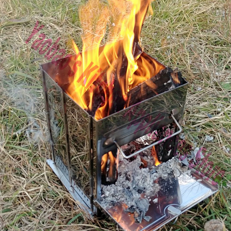 Kompor Kayu Peralatan Berkemah - Outdoor Camping Wood Stove ulasan dan harga