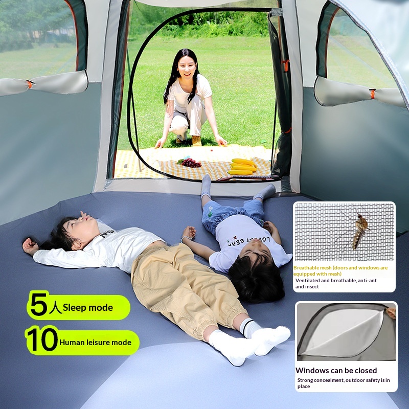 Tenda Camping Otomatis Tebal u - Outdoor Camping Automatic Quick Opening Tent ulasan dan harga