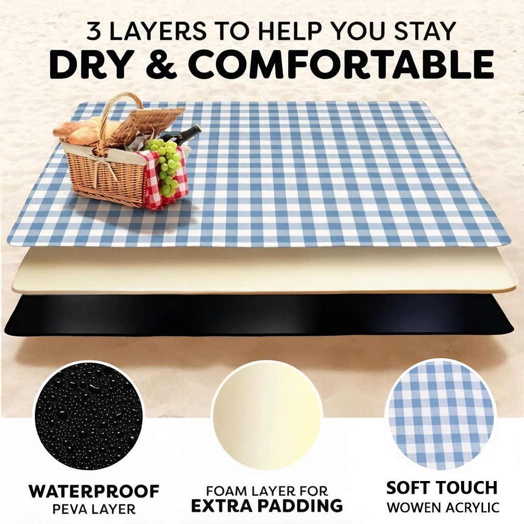 SSUNTAK Alas Piknik Lipat Besa - Outdoor Camping Mats Large ulasan dan harga