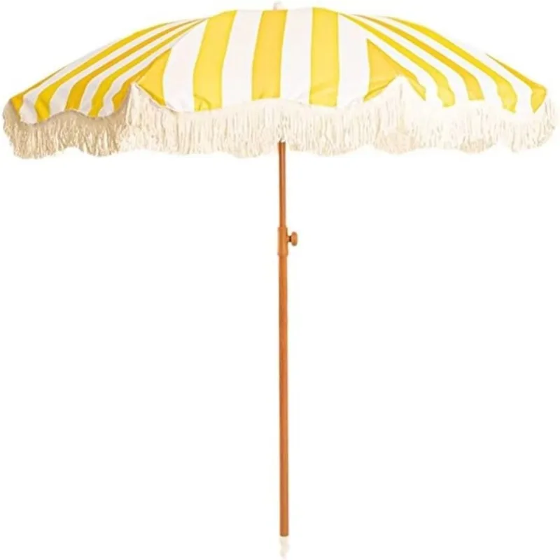 Payung Bergaris Kuning 2 Meter - Outdoor Camping Events 2026 ulasan dan harga