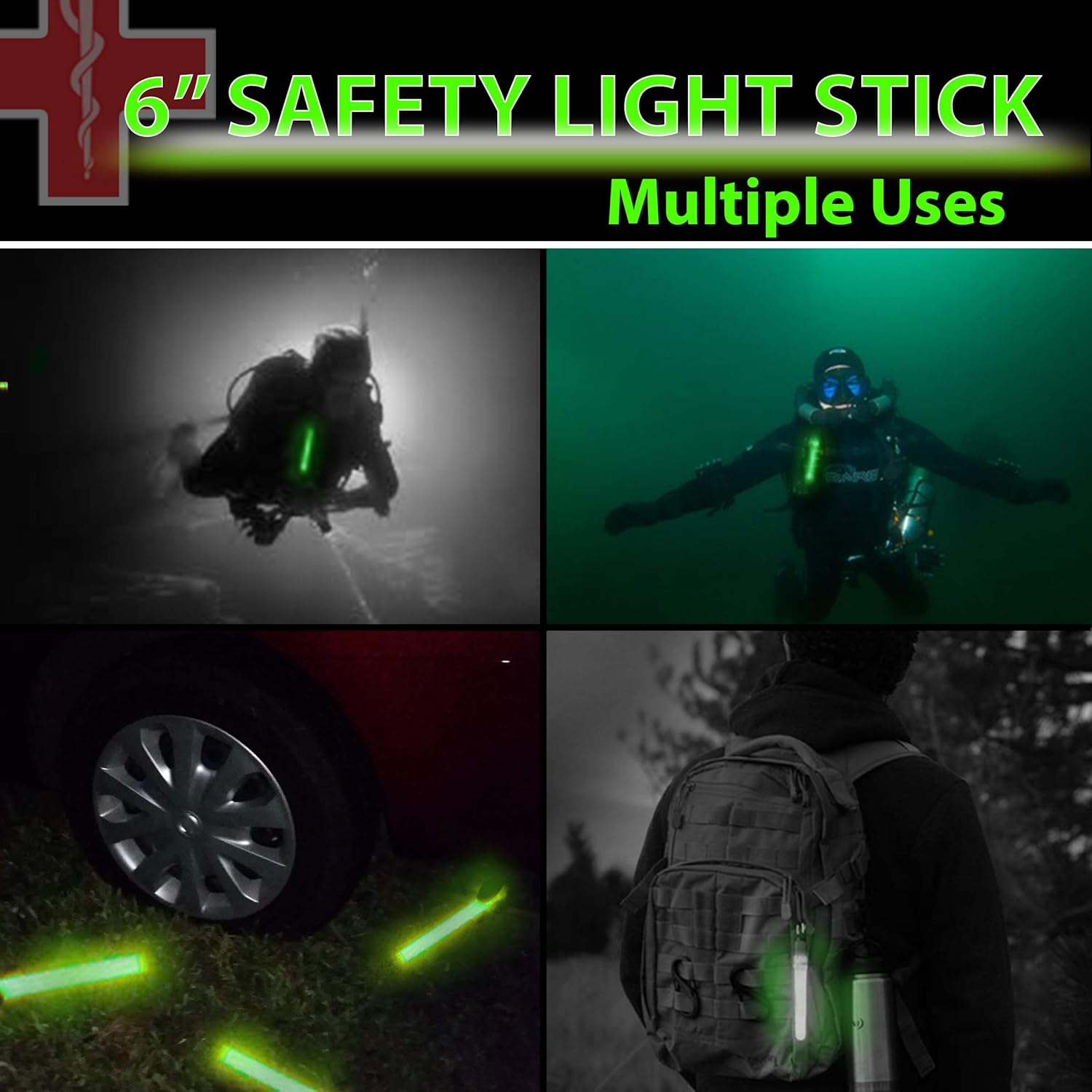 Tongkat Cahaya Cahaya Darurat  - Glow Sticks Survival ulasan dan harga