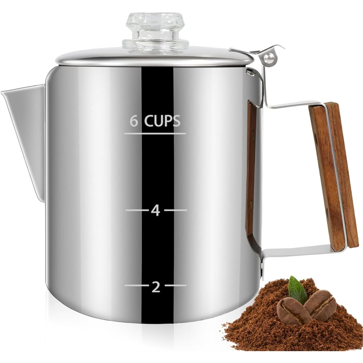 6 Cup Percolator 304 Stainless - Camp Percolator Coffee ulasan dan harga