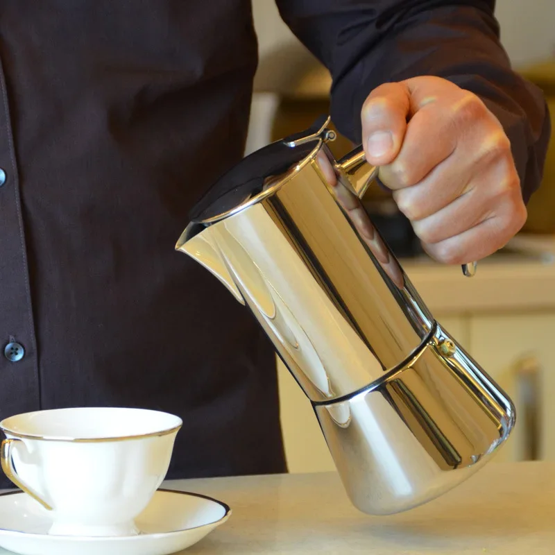 200Ml/300Ml Teko Kopi Portabel - Camp Percolator Coffee ulasan dan harga