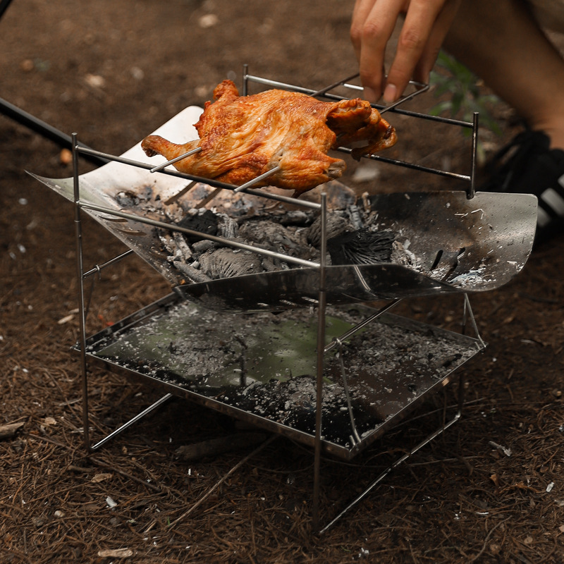 Kompor Berkemah Pembakaran Kay - Outdoor Camping Wood Stove ulasan dan harga