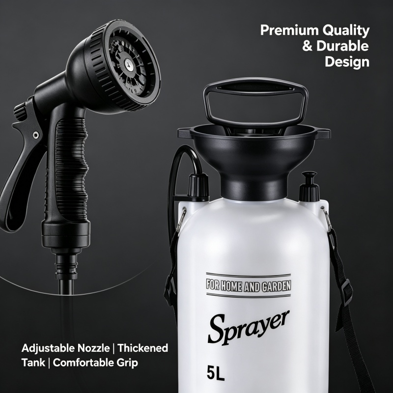 Botol Semprot Tekanan Manual 5 - Outdoor Camping Showers ulasan dan harga